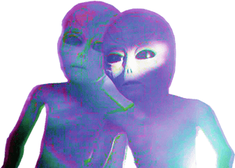 Vaporwave Editing Edits And Aliens - Ayrtn Crack Png