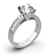 Channel - Gold Diamond Ring Png