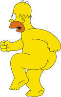 Homer Bart Area Water Lisa Bird Simpson - Free PNG
