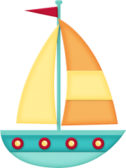 Cartoon Sailboat Transparent Png - Clipart Boat