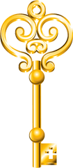 Download Keys Free Png Transparent Image And Clipart - Golden Key Clipart Png