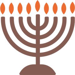 Menorah Emoji Clipart Free Download Transparent Png - Menorah Png