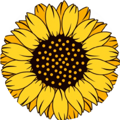 Sunflower Finance Social Activity In Telegram Twitter - Polish Pottery Pumpkin Plate Png