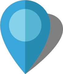 Simple Location Map Pin Icon10 Light Blue Free Vector Data - Blue Map Pins Transparent Background Png