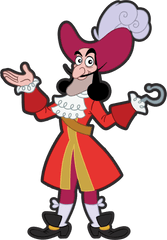 Pirate Transparent File - Transparent Captain Hook Clipart Png