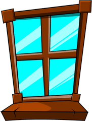 Library Of Window Png Simple Black And White Files - Windows Clipart