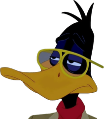 Daffy With Glasses - Daffy Duck Meme Page Png