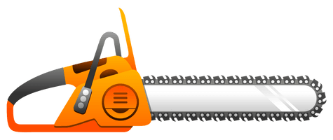 Chainsaw Vector PNG Image High Quality