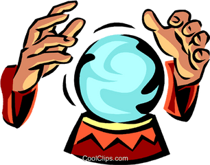 Crystal Ball Royalty Free Vector Clip - Crystal Ball Fortune Teller Cartoon Png