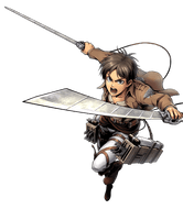 Yeager Eren Render PNG Image High Quality