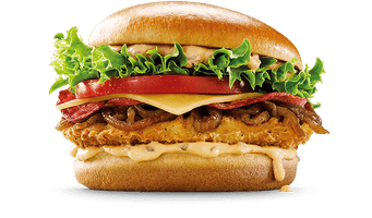 King Whopper Hamburger Food Cheeseburger Veggie Fast - Free PNG