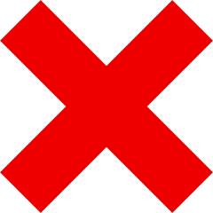 Sign Icon Mark Symbol Cross Marks - X Marks The Spot Clipart Png