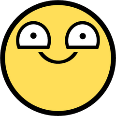 Awesome Face Transparent Background - Smiley Face Meme Transparent Png