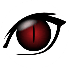 Fox Clipart Eyes Transparent Free For Download - Anime A Red Eye Png