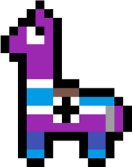 Pixilart - Fortnite Llama By Mgamer205 Pixel Art Minecraft Fortnite Png