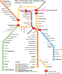 Krl Jabotabek Lines - Diagram Png