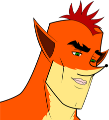 Download Vr Retro Games Png Retarded - Face Crash Bandicoot Logo