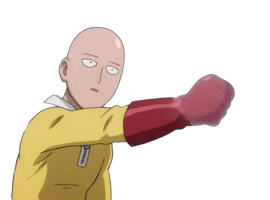 Saitama Man Punch One HD Image Free - Free PNG