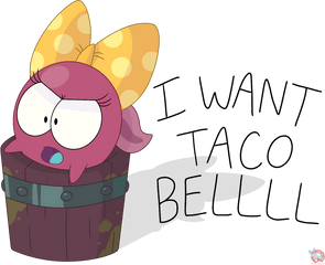 Polly Planter Wants Taco Bell - Want Taco Bell Polly Plantar Png