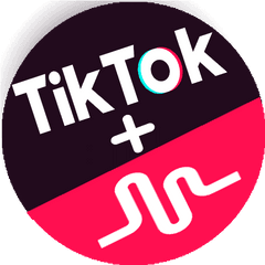 Tik Tok Musically - Tik Tok And Musically Logo Png