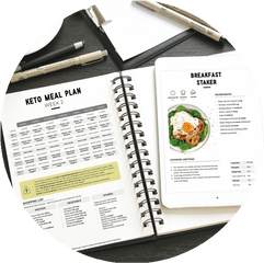 Keto Diet Plan - Lean For Life Sketchbook Mockup Free Download Png