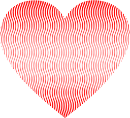 Download Free Png Wavy Heart Line Art - Dlpngcom Clip Art