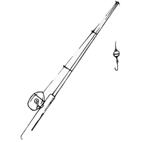 Pole Fishing Drawing Free Download PNG HQ
