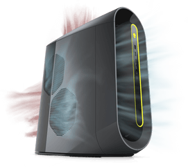 Alienware Aurora Ryzen Edition Desktop Brings Hardcore Amd - Alienware Aurora Ryzen Edition R10 Gaming Desktop Png