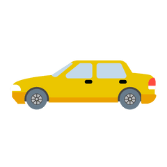 Png Yellow Color Transparent - Transparent Background Cartoon Car Png