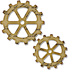 Gears Cliparts For Free - Clipart Gears Steampunk Png