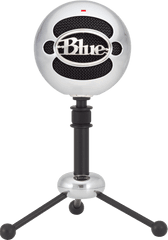 Blue Snowball Brushed Aluminum - Blue Snowball Microphone Png