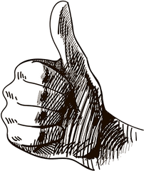 Download Facebook Thumbs Up - Like Hand Drawing Png