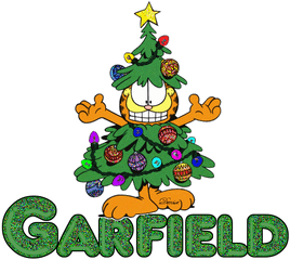 A Garfield Christmas Pinterest Tree Cartoon And - Garfield Christmas 2019 Gif Png