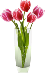 Library Of Flower Vase Png Black And