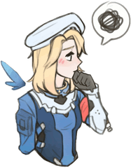 Mercy Overwatch Stickers - Mercy Overwatch Fan Art Cute Png