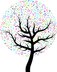 Music Png Transparent Free Images Only - Tree Without Leaves Drawing Png