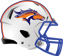 Cool Football Broncos Logo - Best Fantasy Football Helmet Logo Png