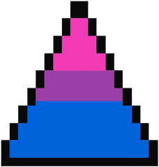 Bisexual Triangle Stripe Pixel Flat - Transparent Png U0026 Svg Cat Pixel Art Walking