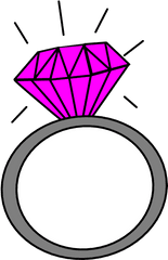 Pink Diamond Ring Clipart Free Images 2 - Ring Clipart Png