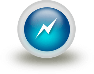 Button Energy Lightning Power Transparent Png Images U2013 Free - Vertical