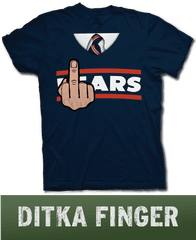 Mike Ditka Middle Finger Bears Sweater T Shirt - Chicagou0027s Camiseta Superman Png