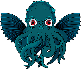 Cthulhu Clipart - Common Octopus Png