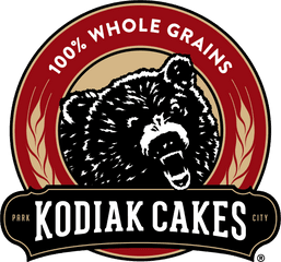 Kodiak Cakeslogo2017primary Logo 3 - Color Grizzly Bear Kodiak Blueberry Muffins Png