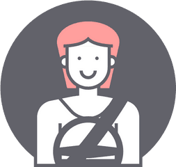 Avatar Driving Female Woman Icon - Women Driving Png