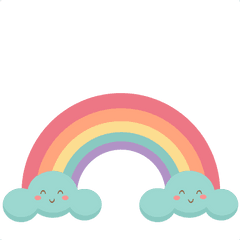 Rainbow Cute Png Image - Rainbow Cute Clipart Png