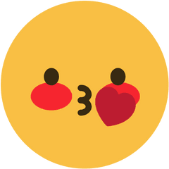 Emoji Emoticon Kiss Symbol - Happy Png