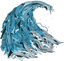 Download Waves Png Clipart - Illustration Wave Full Size Waves Png