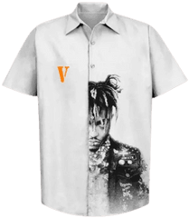 More - Vlone Soleplier Juice Wrld Butterfly Shirt Png