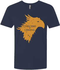 Chocobo Is Coming Menu0027s Premium V - Neck Winter Is Coming Png