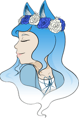 Download Hd Diana Flower Crown - Cartoon Transparent Png Cartoon